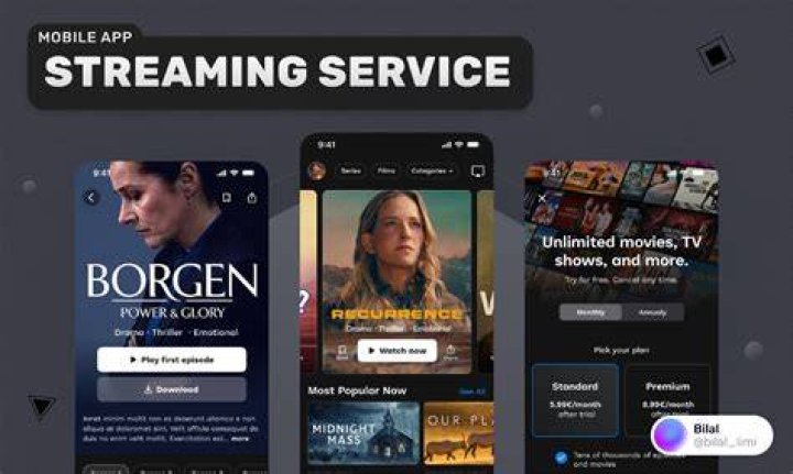 Streaming interface with multiple channels